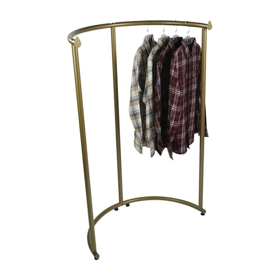 SSWBasics Gold Half Round Clothing Rack