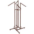 thumbnail image 1 of SSWBasics Heavy Duty 4-Way Clothing Rack with Slant Arms  Boutique Cobblestone Clothes Rack  Premium Clothing Rack for Hanging Clothes  Versatile Clothing Racks for Retail Display and Storage, 1 of 3