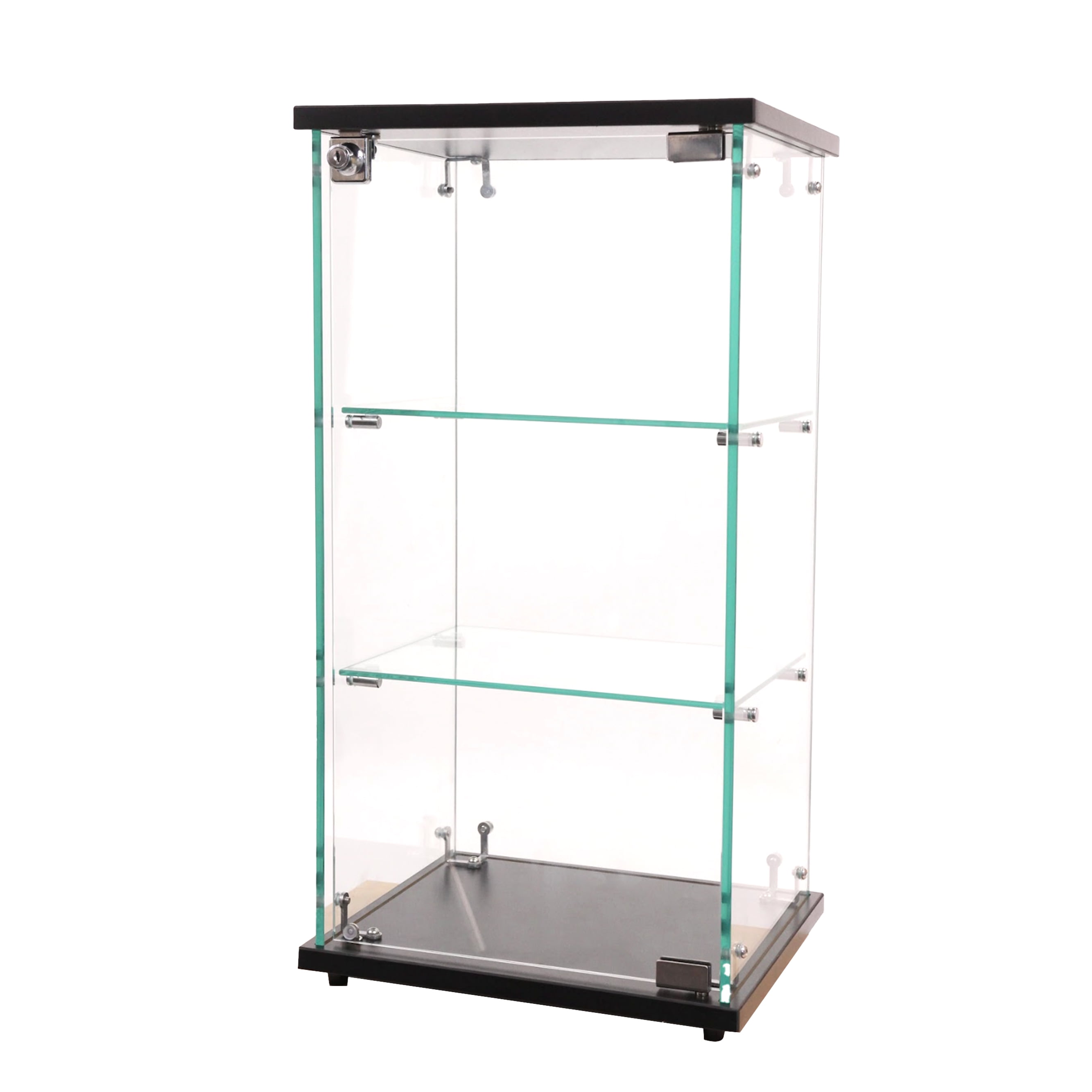 Countertop glass cabinet discount