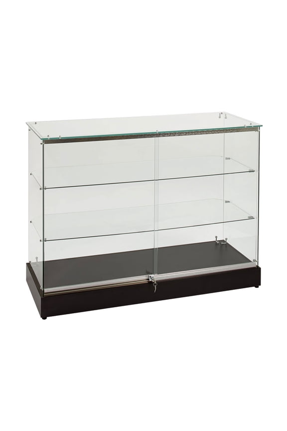 Infinity Extra Vision Display Case - 48" Wide x 36" High x 18 1/4" Deep - Premium Showcase for Retail & Home - Easy Assembly Required