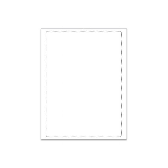 SSWBasics Interior Vehicle Information Laser Window Stickers - Blank