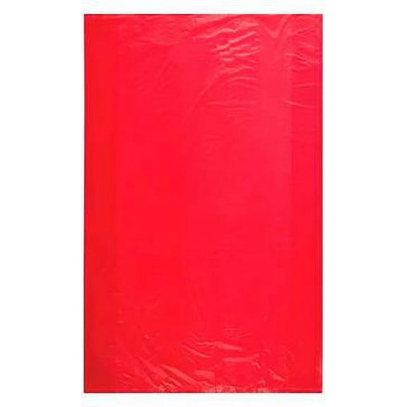 SSWBasics Jumbo High Density Red Plastic Merchandise Bags - 20W x 5D x 30H - Case of 500