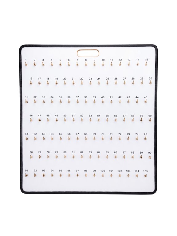 Key Board with Self-Closing Tabs - 105 Hooks - 29 in W x 31 in L