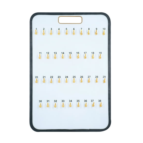 SSWBasics Key Board With Self-Closing Tabs - 38 Hooks - 16"W x 24"L
