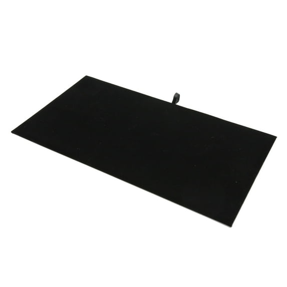 SSWBasics Large Black Velvet Jewelry Display Tray - Rectangular Velvet Tray Pad/Tray Liners 14-1/4"L x 7-1/2"W Set of 3