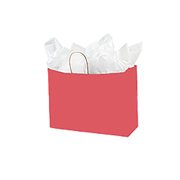 SSWBasics Large Red Shopping Bags with Reinforced Handles