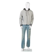 SSWBasics Mannequin Full Body - Male Mannequin Full Body Glossy White Plastic 6 1 Tall with Base Perfect for Displaying Mens Clothing and Accessories Durable Mannequins