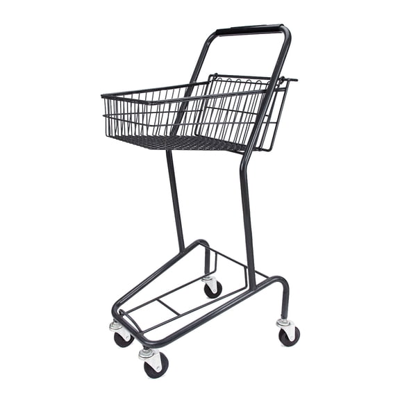 SSWBasics Mini Shopping Cart for Retail Stores Metal Grocery Cart 100 lb
