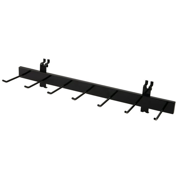 SSWBasics Multi-Hook Black Belt & Tie Rack - Pack of 3