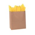 thumbnail image 1 of SSWBasics Natural Kraft Paper Shopping Bags - 13”L x 6”D x 15 ½”H - Case of 250, 1 of 1