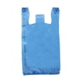 thumbnail image 1 of SSWBasics Plastic Shopping Bags - (Blue T-Shirt Bags 11 ½” x 6" x 21") - Case of 1000 - Durable Plastic Grocery Bags for Takeout  Grocery  Convenience Stores  Thrift Shops  Boutiques  and Restaurants, 1 of 6