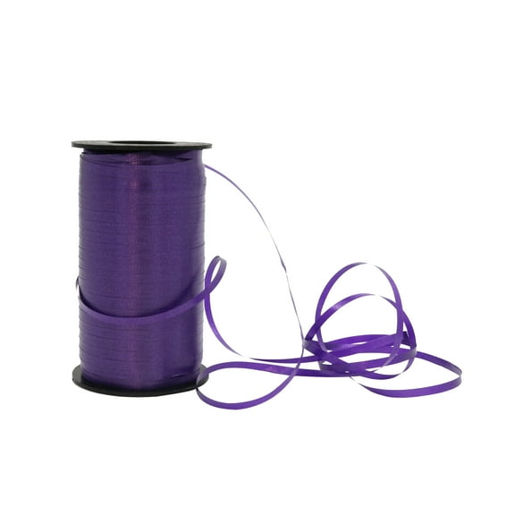 SSWBasics Purple Curling Ribbon - 3/16"W x 500 Yds. Per Roll - Pack of 3- Purple Balloon
