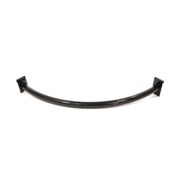 SSWBasics Quarter Circle Black Hangrail for Wire Grid - 30"L