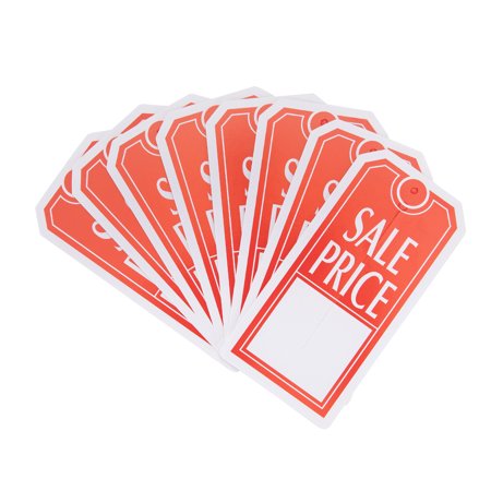 SSWBasics Red/White Sale Tags for Retail
