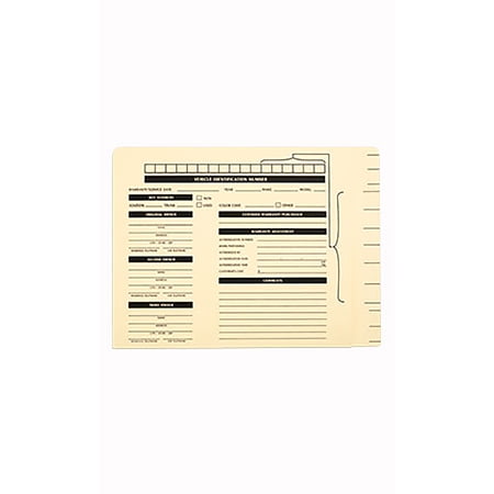 SSWBasics Service File Folders - Manila - Pack of 100