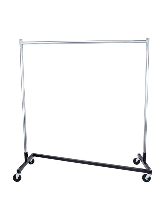 Single-Rail Clothing Rack (Z-Truck Rolling Rack)