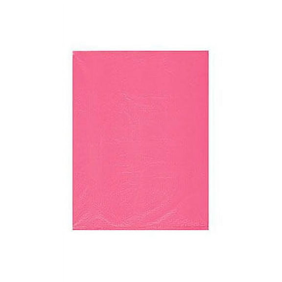 SSWBasics Small High Density Pink Plastic Merchandise Bags - 8W x 11H - Case of