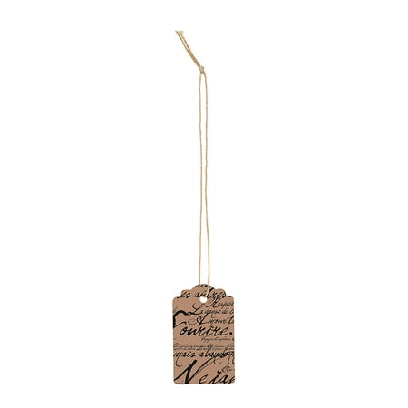 SSWBasics Small Strung Scalloped Paris Script Boutique String Price Tags - Pack of 500
