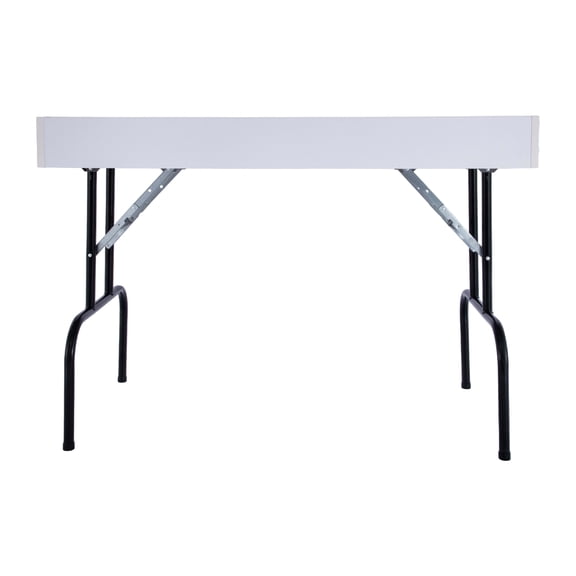 SSWBasics Small White Folding Dump Table