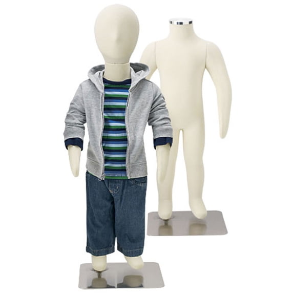 SSWBasics Small Youth Flexible Mannequin (1 Year) - with Base
