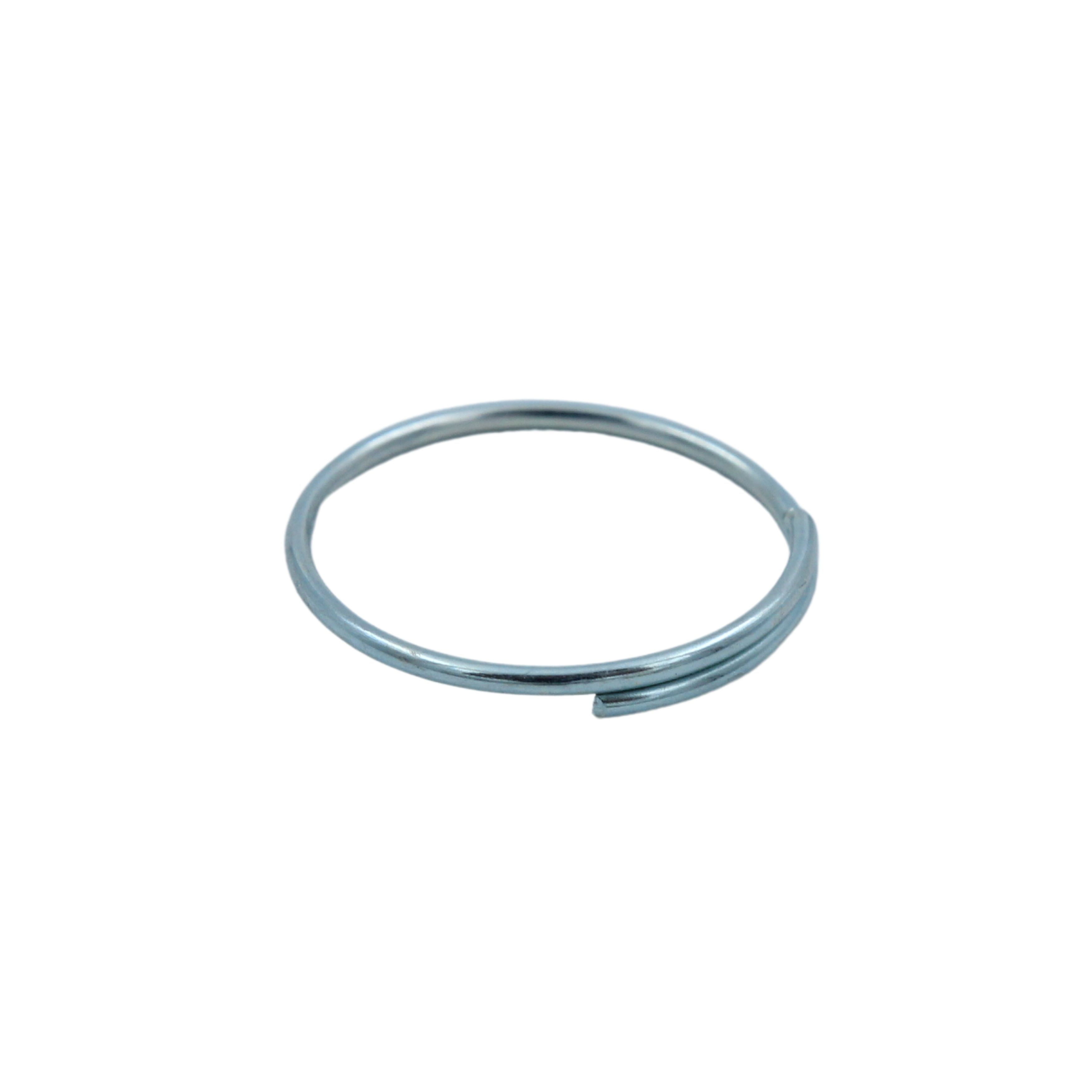 SSWBasics Split Metal Key Rings - Silver - 7/8" Diameter - Box of 250- Durable Silver Metal Key Ring - Multi-Purpose Split Key Rings for Keychain Rings and Accessories
