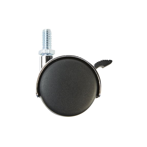 SSWBasics Twin Wheel Caster for Clothing Racks - With Brake - Set of 4
