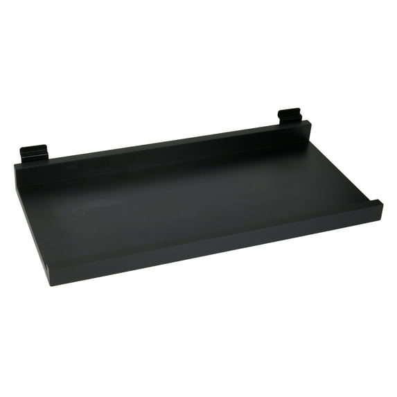 SSWBasics Wall Shelf - Black Wire Display Shelf 11½”D X 24”L 10” Display Area Some Assembly Required
