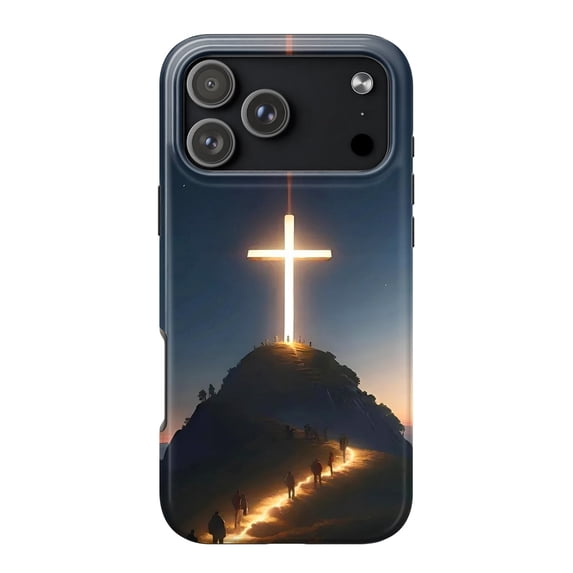 SSWD Double-Layer Glossy Phone Case For Samsung Galaxy S25 Ultra, Christian Jesus Pattern PBT+TPU Cases Shockproof Cover 1-PC