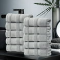 thumbnail image 1 of SSZMDLB under $5 10 Pcs Bath Towels Set for Bathroom Thick Soft Absorbent Towel, Set of 10 Household Wash Face Gift Towel, Quick Dry Towel Set for Gym, Spa, Guest, Home, 1 of 8