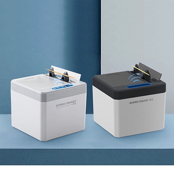 SSZMDLB under $5 1Pcs Automatic Toothpick Dispenser, Intelligent Sensor Toothpick Box, Automatic Toothpick Dispenser, Infrared Sensor Toothpick Holder, USB Rechargeable Storage Box
