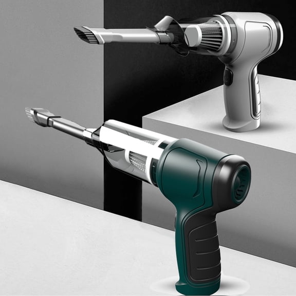 SSZMDLB under $5 1Pcs Handheld Vacuum, Portable Handheld Car Vacuum Cleaner, Wireless Rechargeable Wet Dry Vac, 9KPa Suction Power for Home Auto, Compact Cordless Vacuum with Brush Attachments