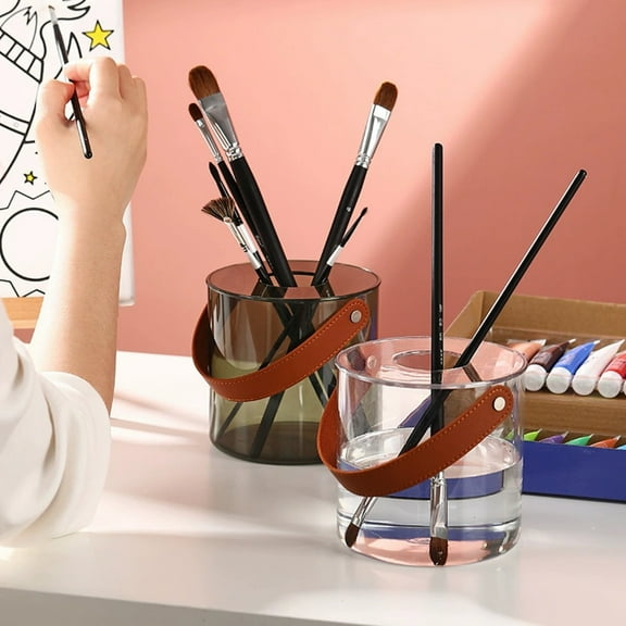 SSZMDLB under $5 1Pcs Plastic Champagne Bucket, Plastic Ice Bucket Set of 2, Beer Champagne Cooler Bucket, Portable Transparent Storage Basket, for Rolling Paper Towel Fruit, Home Bar