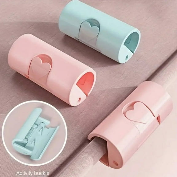 SSZMDLB under $5 2Pcs Bed Sheet Grippers, Bed Sheet Grippers, Sheet Fasteners and Snack Sealer Clips with Adjustable Buckle, for Securing Bedding on Mattress and Organizing Kitchen Items