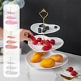 thumbnail image 1 of SSZMDLB under $5 3Pcs Dessert Stand, European Style Dessert Stand, Multi Tier Fruit Tray, Heart Shaped Cake Stand, Snack Candy Dishes, Party Serving Platter, Afternoon Tea, Wedding Bridal Shower, 1 of 9