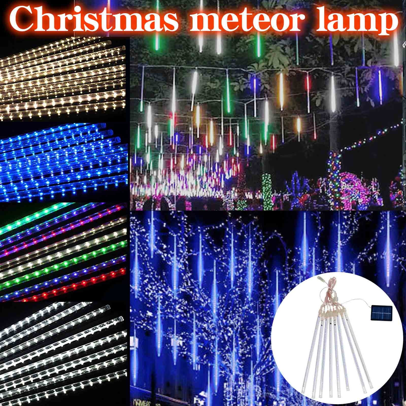 SSZMDLB under $5 4Pcs Solar Lights, Solar Ice Bar Lights, Outdoor Waterproof String Lights for Garden, Yard, Patio, Christmas, Party, 8 Tubes with Colorful LEDs, Easy Installation, Solar Powered