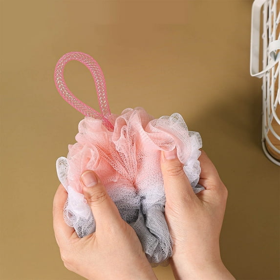 SSZMDLB under $5 Bath Shower Sponges, Colorful Bath Flowers, Soft Body Scrubbers, Luxurious Bathing Experience, Skin Care Tools, Bathroom Accessories, Personal Care Items