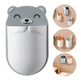 thumbnail image 1 of SSZMDLB under $5 Bear Toothbrush Holder, Wall Mounted Toothbrush Holder, Bathroom Storage Rack, Punch-Free Adhesive Draining Organizer for Bedside, Kitchen, Office, Countertop, Shelf, Space Saving, 1 of 3