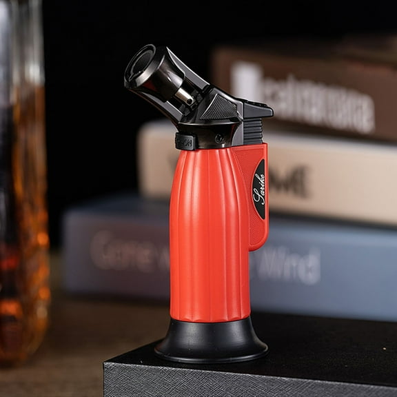 SSZMDLB under $5 Butane Torch Lighter, Windproof Torch Lighter, Refillable Jet Flame Lighter with Adjustable Flame, for BBQ, Grill, Kitchen, Fireplace, Candles, Soldering, Butane Gas Included