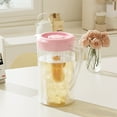 thumbnail image 1 of SSZMDLB under $5 Cold Kettle Pitcher, Large Capacity Refrigerator Pitcher, Fruit Infuser Water Bottle Iced Tea Maker for Kitchen Home Party Bar Wedding, Outdoor Gathering Picnic, 1 of 7