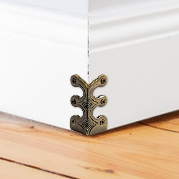 SSZMDLB under $5 Corner Protectors, Corner Protector, Vintage Metal Guard for Furniture, Decorative Cover for Table and Desk, Protective Hardware for Wall and Skirting