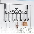 thumbnail image 1 of SSZMDLB under $5 Over Door Hooks, No Drill Coat Hanger Rack, Thickened Mounted Shelf for Hanging Clothes Hats Bags Towels in Bedroom Closet Entryway Bathroom Dorm Apartment, 1 of 9