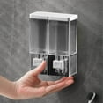 thumbnail image 1 of SSZMDLB under $5 Double Soap Dispenser, Wall Mount Foam Dispenser System, Large Capacity Liquid Container, Bathroom Hand Wash Dispenser, Kitchen Sink Soap Dispenser, Automatic Dispensing Unit, 1 of 8