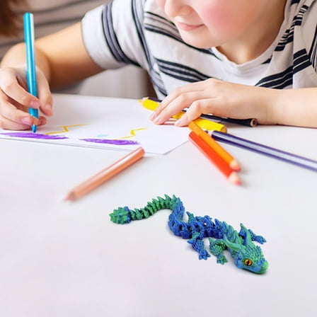 SSZMDLB under $5 Dragon Figure Toys, Jointed Movable Model Pendants, Collectible Handheld Statues, Desktop Decor Ornaments, Fantasy Creature Collectibles, Action Figure Toys