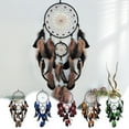 thumbnail image 1 of SSZMDLB under $5 Dreamcatcher Wall Hanging, Woven Pendant Decor with Feathers, Glow in Dark Dream Catcher for Bedroom, Bohemian Home Decor for Living Room Nursery, 1 of 9