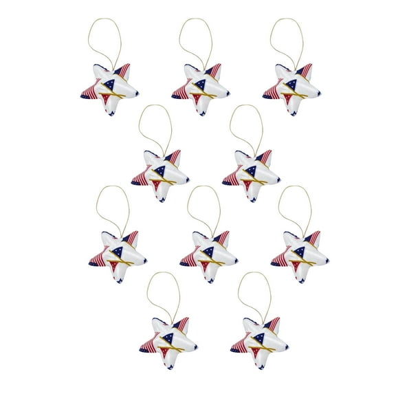 SSZMDLB under $5 Five Pointed Star Decor, Independence Day Stars Decorations, Five Pointed Star Hanging Ornaments, Patriotic Decor for Party, Home, Yard, Tree, Banner, Table Centerpiece