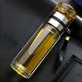 thumbnail image 1 of SSZMDLB under $5 Glass Water Bottle, Double Wall Tea Infuser Bottle, Heat Proof Tea Separation Cup, Portable Water Container for Office, Travel Tea Bottle with Infuser, 1 of 6