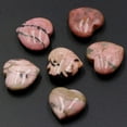 thumbnail image 1 of SSZMDLB under $5 Heart Shaped Crystal, Heart Shaped Crystal Stones, Natural Agate Gemstone Decor for Crafts, Polished Tumbled Stones for Display, DIY Decoration for Vase Terrarium, 1 of 2