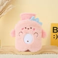 thumbnail image 1 of SSZMDLB under $5 Hot Water Bag, Explosion Proof Hand Warmer, Portable Cute Heating Pad, 500ml Capacity for Menstrual Cramp, Muscle Pain, Bed, Sofa, Travel, 1 of 3