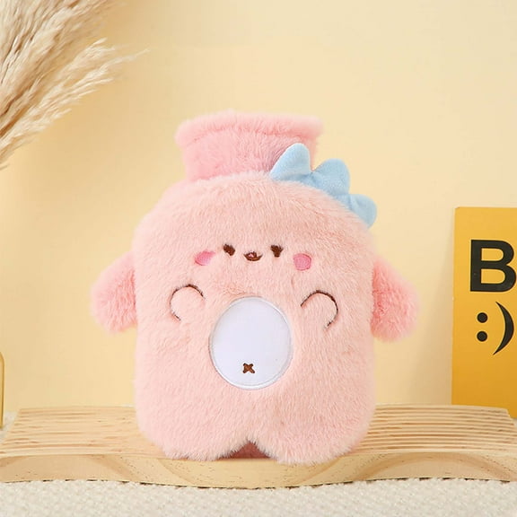 SSZMDLB under $5 Hot Water Bag, Explosion Proof Hand Warmer, Portable Cute Heating Pad, 500ml Capacity for Menstrual Cramp, Muscle Pain, Bed, Sofa, Travel