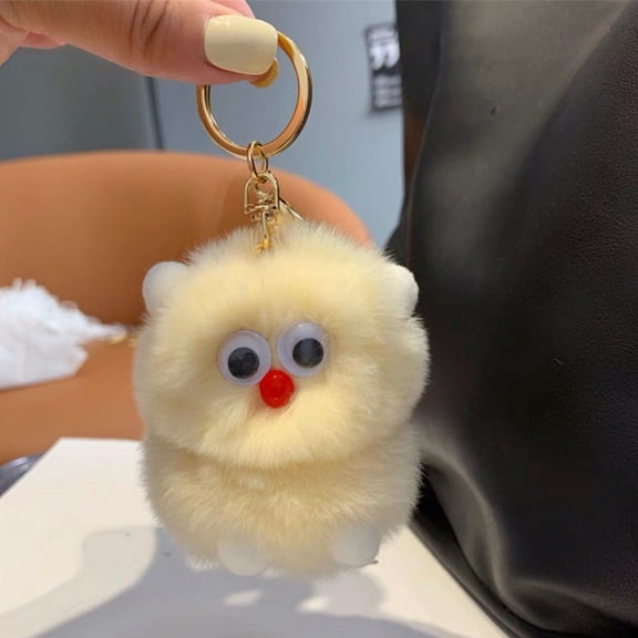 SSZMDLB under $5 Keychain Pendant Car Keychain Plush Keychain Owl Keychain Animal Keychain Soft Plush Keychain for Keys Backpack Purse Bag Decoration Gift
